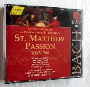 3 CD-Box - Bach - ST. MATTHEW PASSION - Gächinger Kantorei / Bach-Collegium - Bild 1 von 2