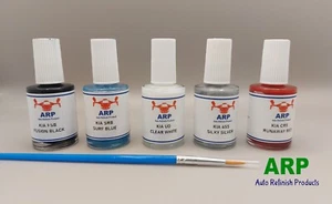 For KIA Car Touch up Paint +Clear +Primer (See Description) +Fine Tipped Brush - Picture 1 of 7