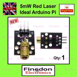 KY-008 5v Red Laser pcb Transmitter Module for Arduino Raspberry Pi UK ARM PIC - Picture 1 of 1
