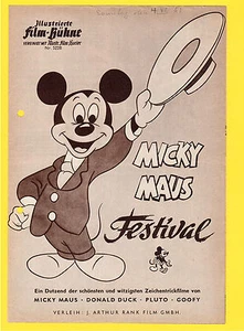 Programa de películas Walt Disney Mickey Mouse Pato Donald Pecos Bill de Alemania - Imagen 1 de 1