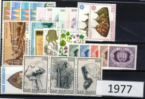 1977 San Marino Annata completa NO bf MNH - Imagen 1 de 1