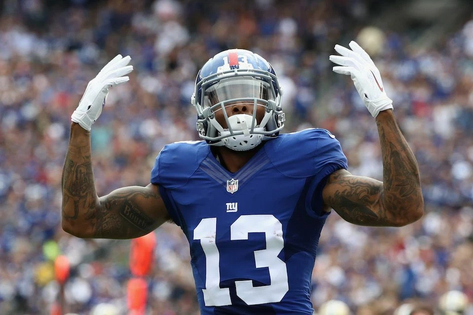 Foto brillante Odell Beckham Jr. 8X10 OBJ2 Foto 1 de 1