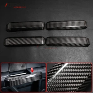Dry Carbon Inner Door Handle Cover Trim For Ford F150 2015-2020 F250 F350 2017+ - Picture 1 of 12