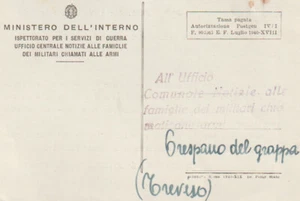 regio esercito II guerra risposta a richiesta informazioni su militare - Picture 1 of 1