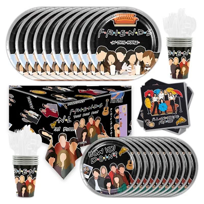 Friends TV Tableware Party Supplies Adults Birthday Decoration - image 1 of 4