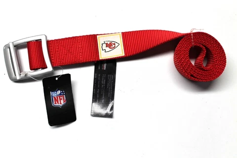 NFL Kansas City Chiefs Web Belt - Adjustable one size fits All! Cover