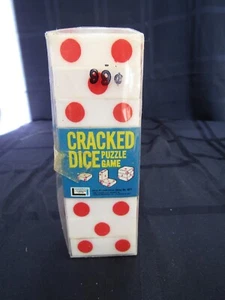NOS Original Vintage 1960s-70s Lakeside Toys Cracked Dice Puzzle Game - Picture 1 of 7