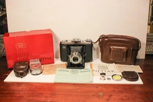 Zeiss Ikon Nettar Camera - W/ORIGINAL BOX, CASE, MANUAL, 1954 RECEIPT, ET AL. - Picture 1 of 24