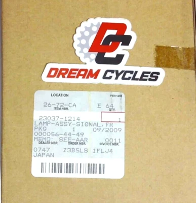 GENUINE 1985-2006 KAWASAKI TURN SIGNAL LAMP ASSEMBLY 700 750 454 LTD 23037-1214 - Image 1 of 2