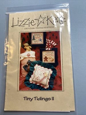 Lizzie Kate Cross Stitch Pattern “Tidy Tidings II” #042 - Image 1 of 3