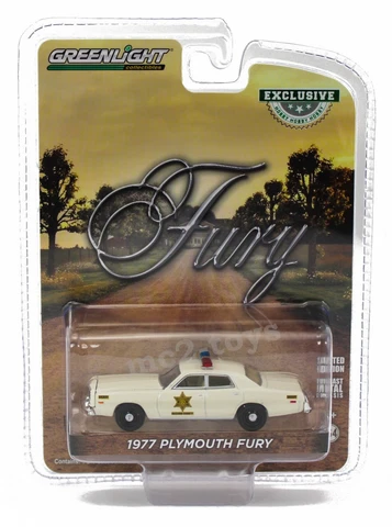 1:64 GreenLight DUKES OF HAZZARD Roscoe P Coltrane Plymouth Sheriff Car *NIP* Cover
