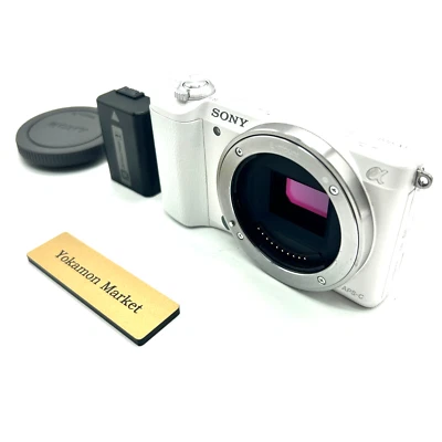 Sony Alpha α5100 A5100 24.3MP Mirrorless Digital Camera Body White Japan - Image 1 of 4