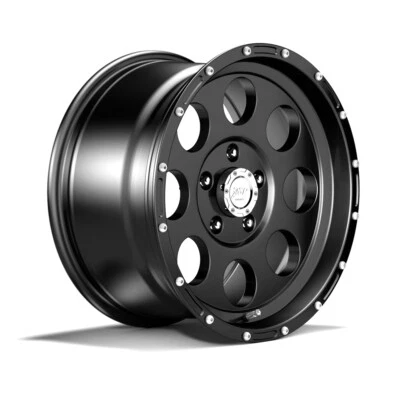 ASP-Alloys Alufelge schwarz 9x17 ET -16 mit TÜV Jeep Wrangler JK 07- - Bild 1 von 4