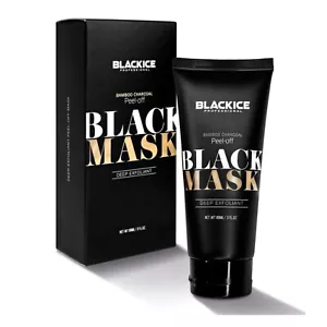 Black Ice Charcoal Peel Off Mask Exfoliating Deep Cleansing Mask-Free Shipping - Picture 1 of 2