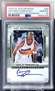 ( PSA 10 ) Anfernee Hardaway 1999-00 Gold Reserve UD Authentics On Card Auto - Picture 1 of 2