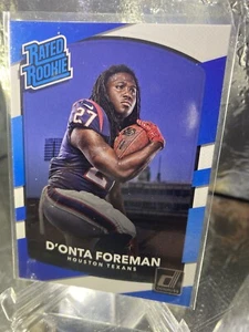 2017 Donruss - D’Onta Foreman (RC) - Base Rookie - Houston Texans - #340 - Picture 1 of 2