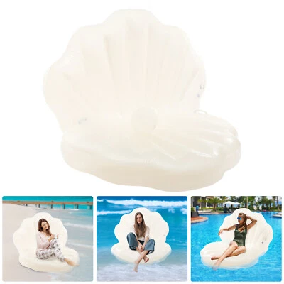 Aufblasbarer Muschel-Pool-Schwimmer Mit Perlenball Geeignet für 1-2 Personen  - Bild 1 von 4