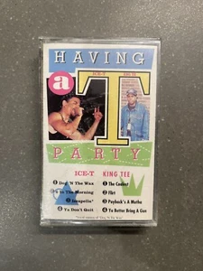 Ice T and King Tee - Having a T Party (1991) Cassette Tape K-TEL NEW SEALED - Picture 1 of 4