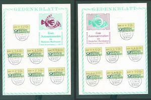 BRD Gedenkblatt aus ATM TS1/VS1 Est #k596 - Picture 1 of 1