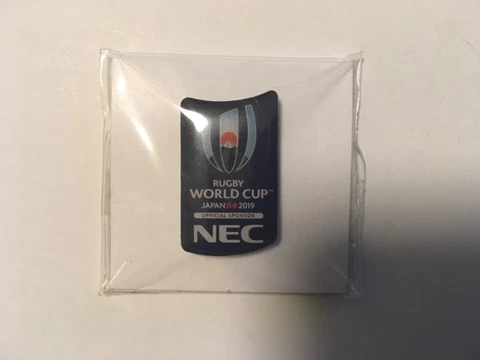 2019 RUGBY WORLD CUP JAPAN MAGNET PIN BADGE SPONSOR NEC PINS Cover