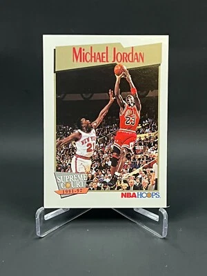 Tarjeta #455 1991 NBA Hoops Michael Jordan Corte Suprema 1991-1992  Foto 1 de 2
