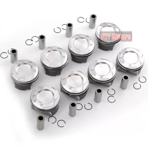 8pcs STD Pistons Ring Set Φ24mm for Mercedes-Benz M278 CLS500 W166 W212 4.6T V8 - Picture 1 of 5