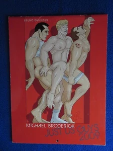 CALENDARIO MICHAEL BRODERICK JUST US BOYS 2009 BRUNO GMUNDER RARO - Foto 1 di 2