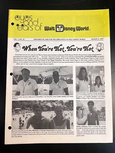 1977 Vintage Rare Disney original Document Eyes and Ears Publication. VOL.7 #31 - Picture 1 of 3