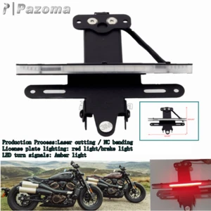 Fender Eliminator w/LED Brake Turn Signal Fits Harley Sportster S 2021-2022 - Picture 1 of 7