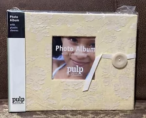 1x Pulp Handmade Photo Album 8”x6” Scrapbook for 40 6”x4” Pics Empty Blank NEW - Picture 1 of 12