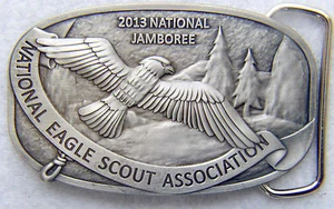 2013 Jamboree National Eagle Scout Association NESA Member Boy Scout Belt Buckle - Picture 1 of 1