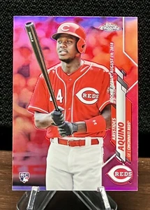 ARISTIDES AQUINO 2020 Topps Chrome Update #U-57 Pink Refractor Rookie Card Reds! - Picture 1 of 3