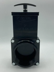 Válvula de compuerta ABS, negra, 3" FPT Valterra 7307 - Imagen 1 de 5