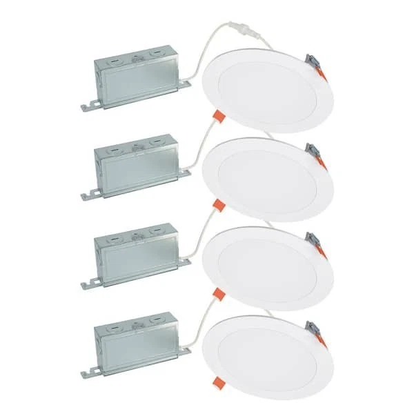 Halo Can Less Integrated LED 900 Lumens 5CCT White 6" HLBSL6099FS35-4PK (4 Pack)