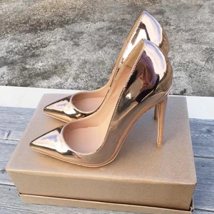 Runway Damen-Pumps spitz zulaufend 12 cm hoher Stilettoabsatz Nachtclub sexy Größe - Bild 1 von 7