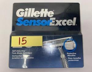 Vintage Gillette Sensor Excel Patronen 15 Stück 90er RAR - Bild 1 von 2