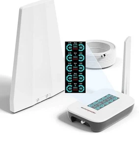 Booster de téléphone portable pour la maison, écran LCD intelligent, amplificateur de signal de téléphone portable... - Photo 1 sur 8