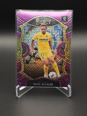2020-21 Chronicles Select Soccer La Liga Paco Alcacer #6 Purple Mojo Prizm - Image 1 of 2