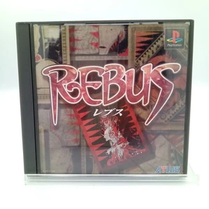 Rebus PS1 Playstation 1 RPG Authentic Japanese CIB Complete - Picture 1 of 5