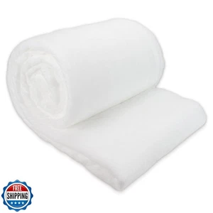 Batte de couette rembourrée, 48 pouces x 5 yards polyester batte polyvalente Wa - Photo 1/5