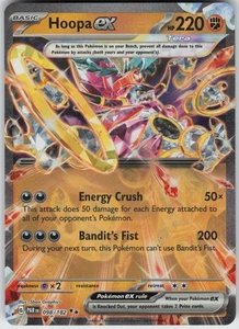 Holo Foil Hoopa ex 098/182 Double Rare SV04: Paradox Rift Near Mint - Picture 1 of 1