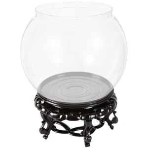 Fish Tank Decoration Office Bowl with Stand Aquarium Beginner Mini - Picture 1 of 12