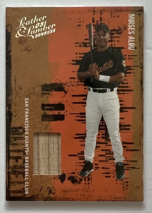 2005 DONRUSS LEATHER & LUMBER BAT RELIC, MOISES ALOU, #152/250 110725 - Image 1 of 2