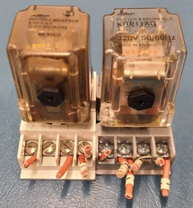 AMF Potter & Brumfield KRP11AG Electric General Power Relay 8 Pin w/ Mount LOT - Picture 1 of 4