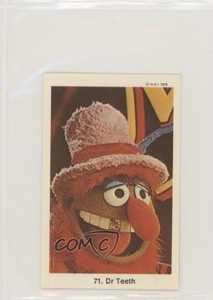 1978 Swedish Samlarsaker The Muppet Show Period After Number Dr Teeth #71 f5h