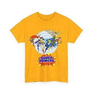 Super Powers T-Shirt - DC Women Retro Art - Wonder Woman, Zatanna, Black Canary - Picture 1 of 121
