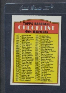1972 Topps #604 6th Series Checklist NM *3591 - Picture 1 of 1