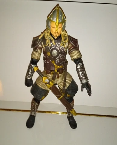 Deluxe Poseable Eomer 12 " figure Toy Biz Lord of the Rings Out of package Cover