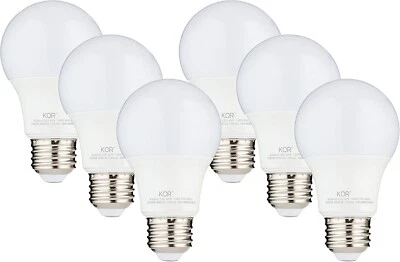 6 PACK A19 LED Light Bulbs Efficient 9W(60W Equivalent) 800 Lumens UL Listed - Image 1 of 4