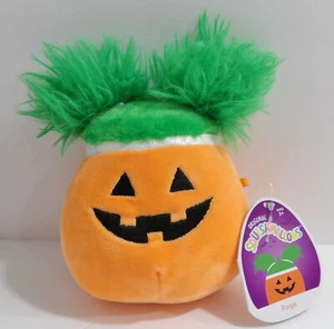 4,5 Zoll Squishmallows Mini Plüsch Halloween Paige Kürbis grüne Haare C22 - Bild 1 von 2